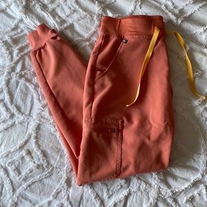 Small FIGS Coral Joggers